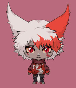 Chibi character, original art