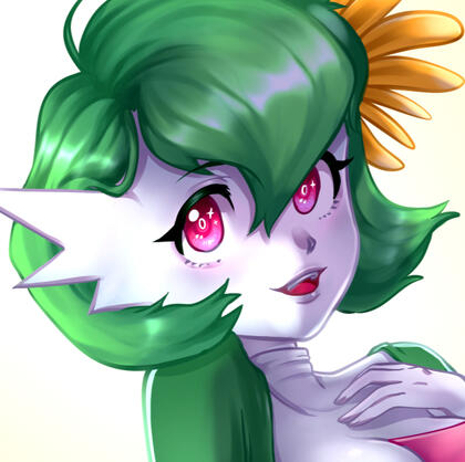 Humanized Gardevoir OC